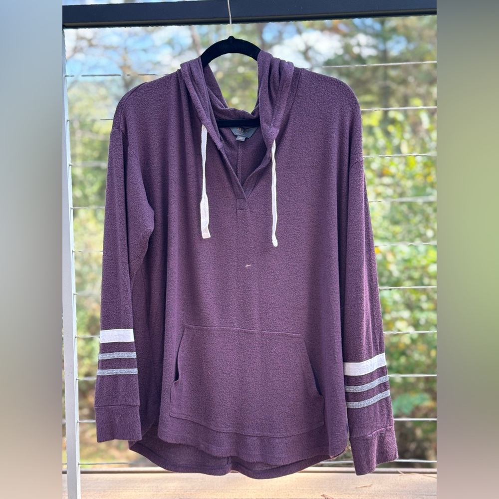 41 Hawthorn Mix Purple Long Sleeve Hoodie